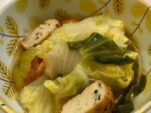 トロトロ白菜とお魚揚げの煮物